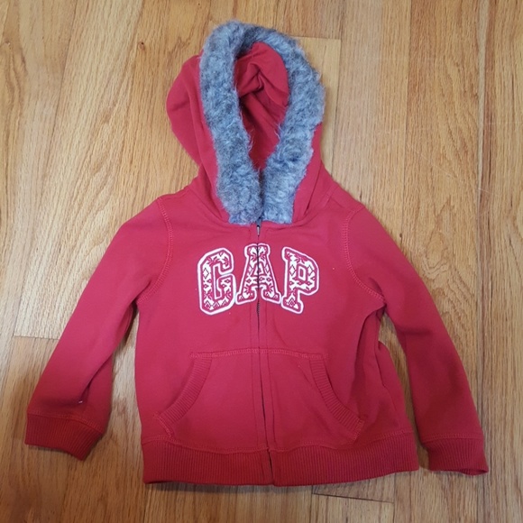EUC Girl's 18-24mo GAP Fleece Hoodie - Picture 1 of 4